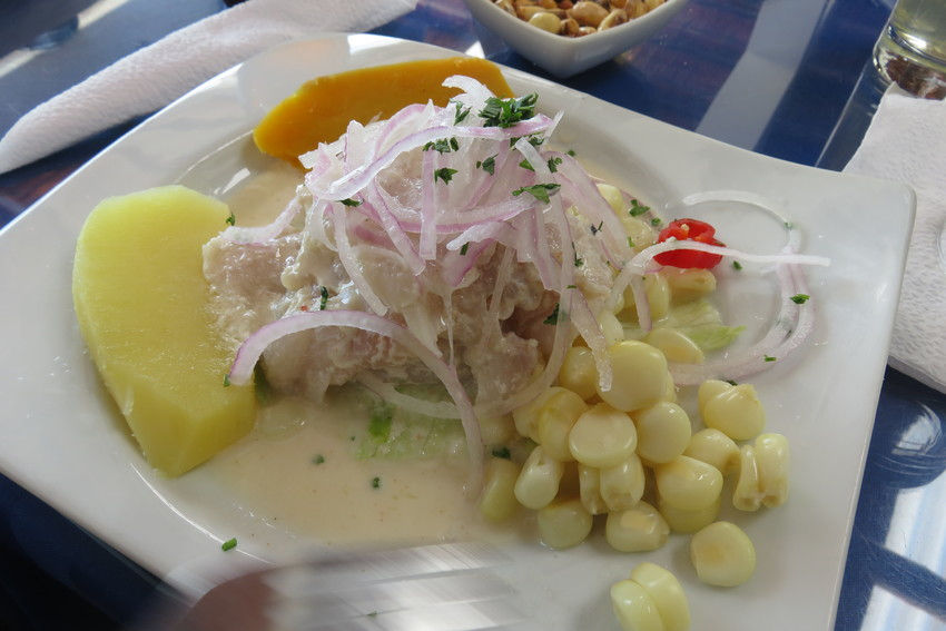 Donde comer en la Reserva Nacional de Paracas. Ceviche
