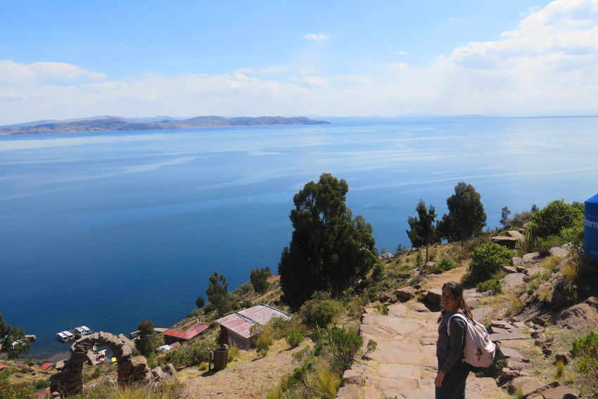 Disfrutando de la Isla Taquile