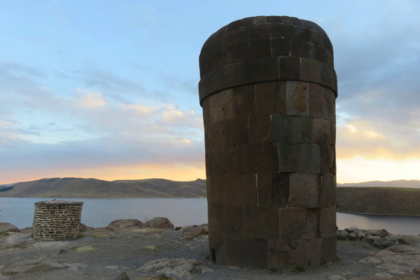 Chullpas de Sillustani, una de sus torres funerarias