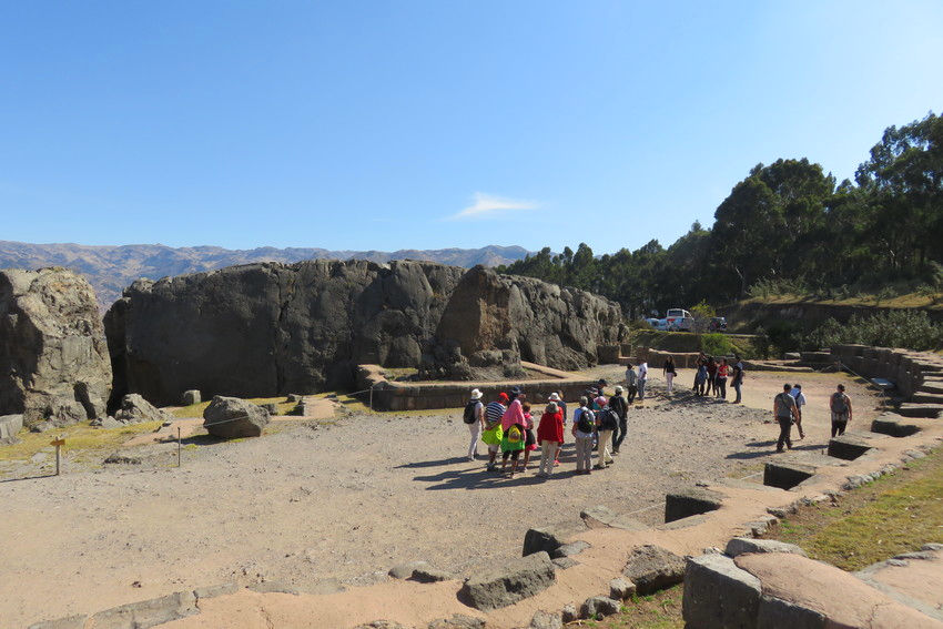 Vistas del yacimiento de Q´enqo