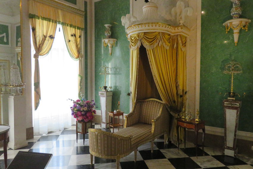 Interior del Palacio de Wilanow en Varsovia
