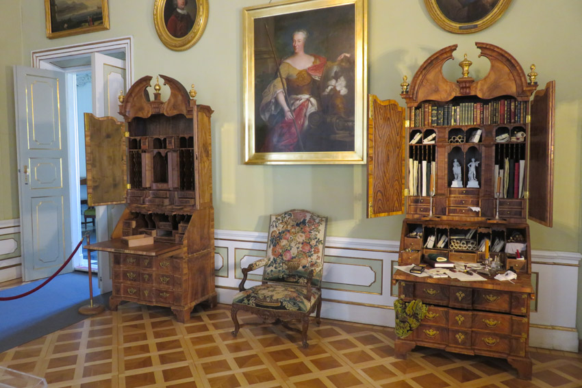 Palacio de Wilanow, muebles
