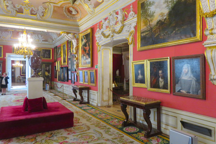 Una de las estancias del Palacio de Wilanow
