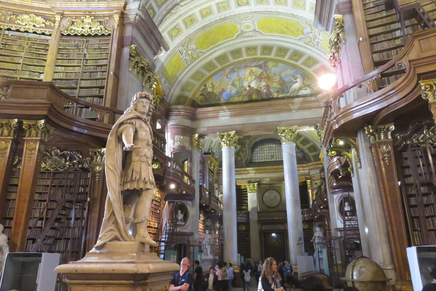 Gran Sala de la Biblioteca Nacional de Austria Gran Sala de la Biblioteca Nacional de Austria