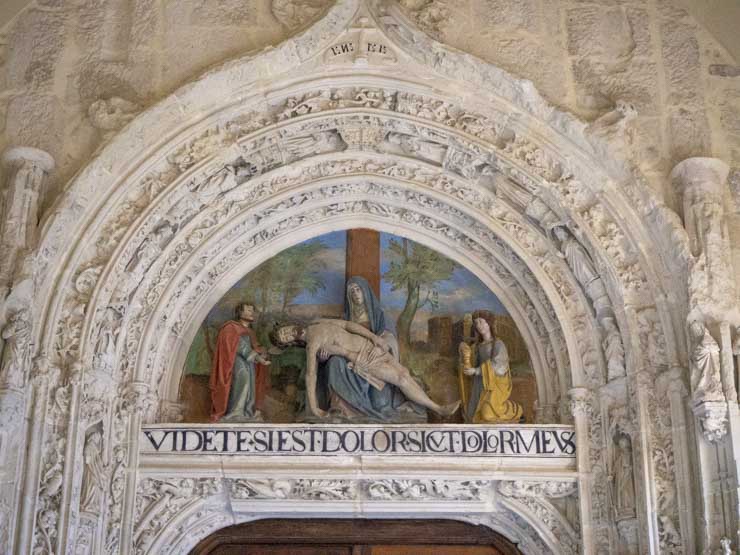 Detalle del Monasterio de Santa María de El Paular