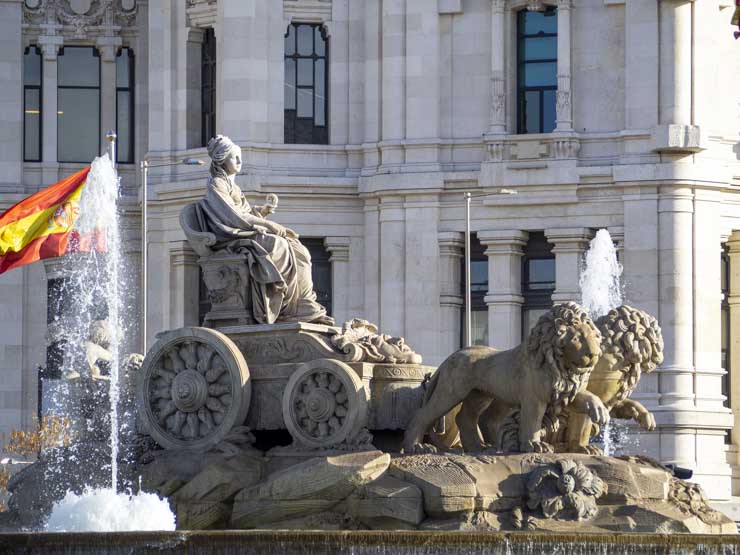 Estatua de de la Diosa Cibeles, Madrid