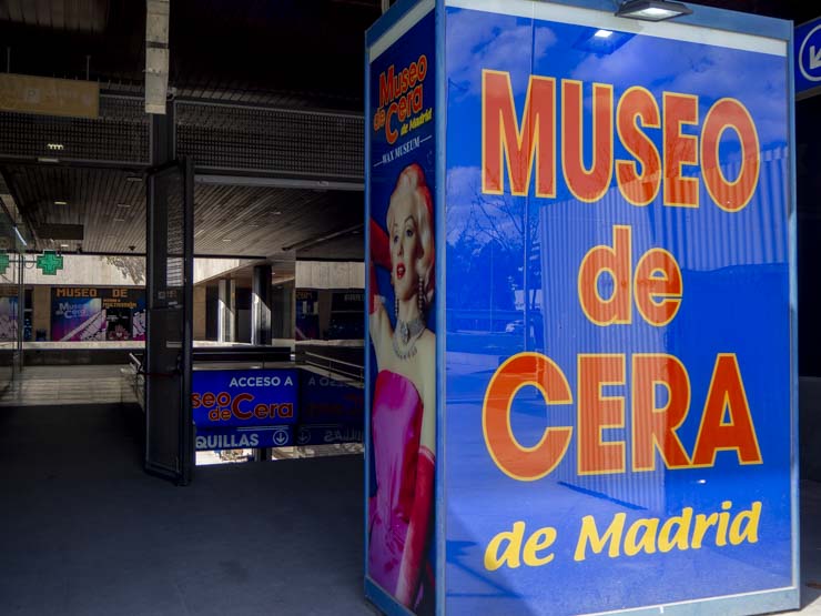 Entrada al Museo de Cera de Madrid