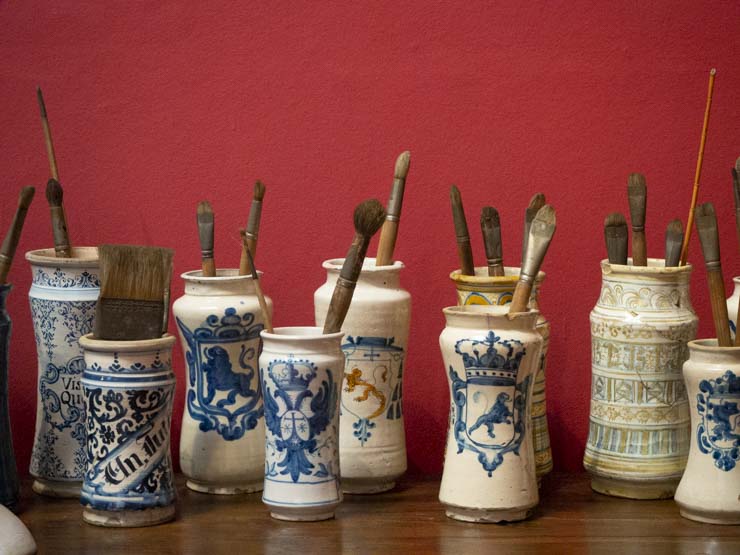 Museo Sorolla, detalle del estudio del artista