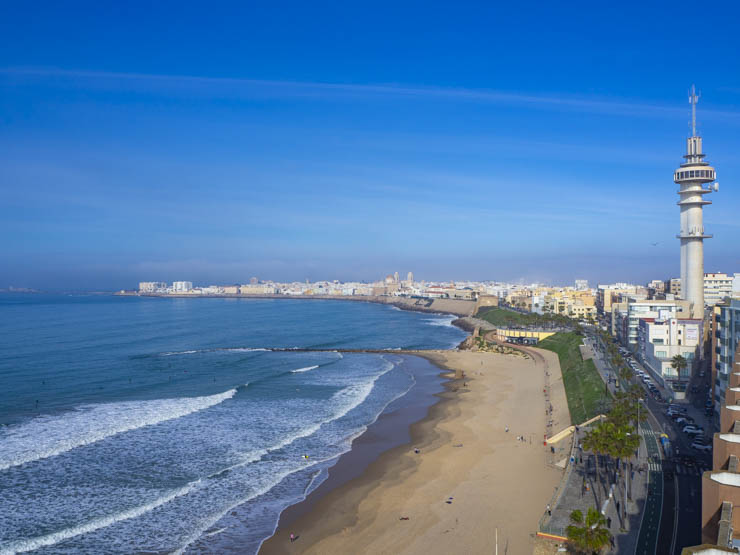 Playa de Santa María del Mar de Cádiz