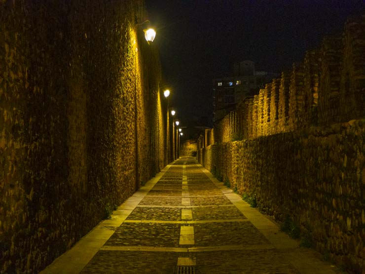Muralla medieval de León: Calle de las Cercas