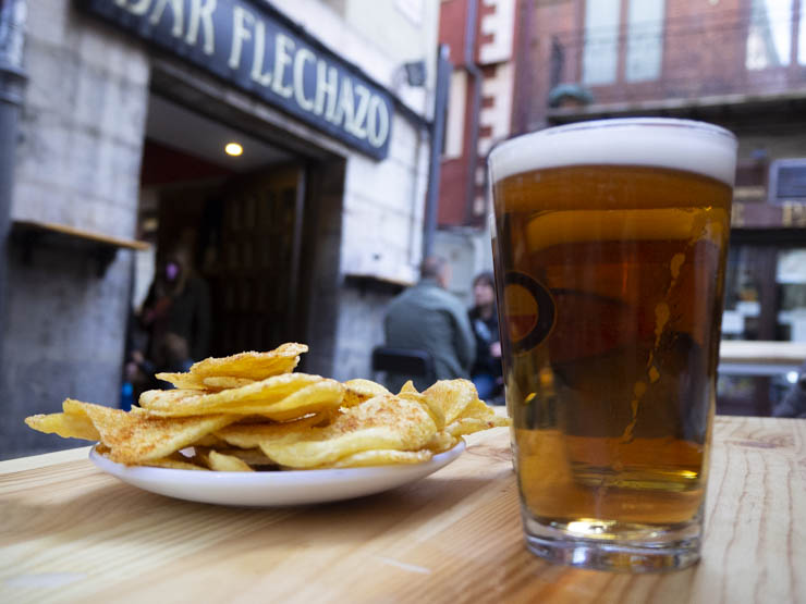 Bar Flechazo, con su tapa de patatas con pimentón