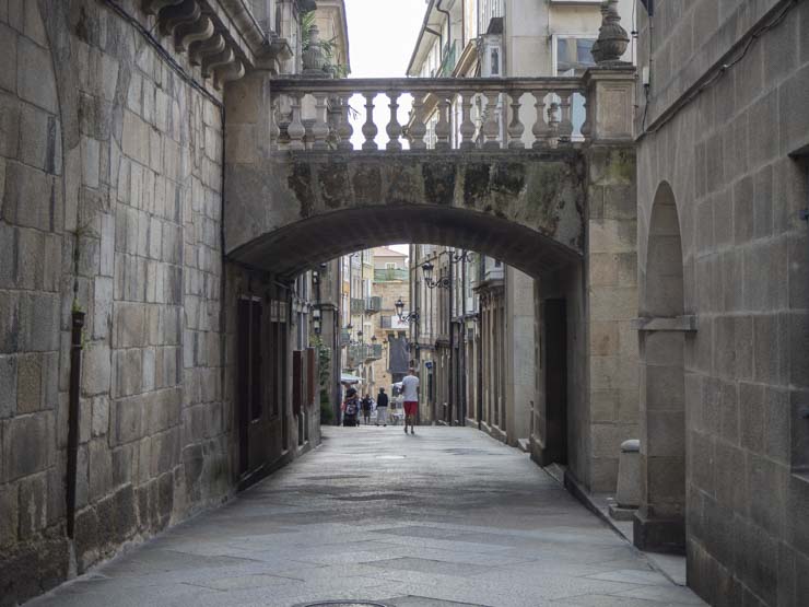 Detalle arquitectónico del exterior de la Catedral de Ourense