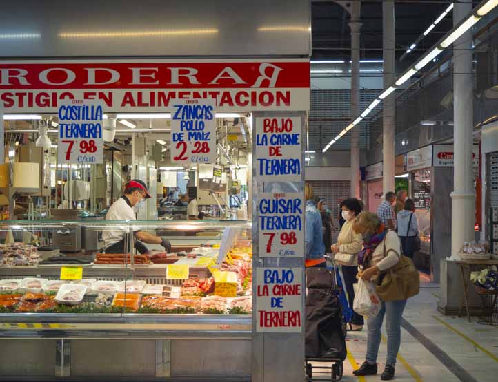 Interior del Mercado del Sur