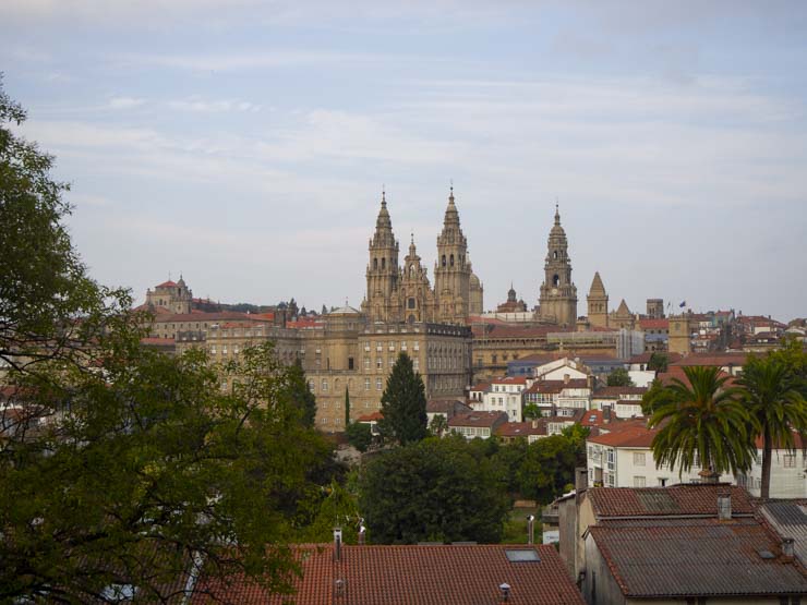 Parque de la Alameda, con una de las mejores vistas que ver de la Catedral de Santiago de Compostela