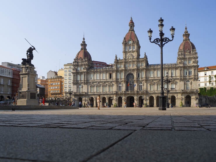 Praza de María Pita, corazón del casco viejo de A Coruña