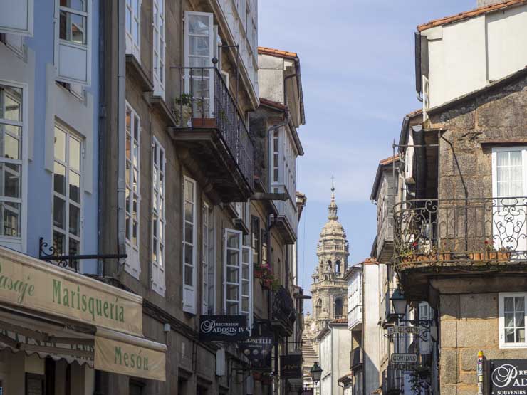 Detalle de una de las calles principales del centro histórico