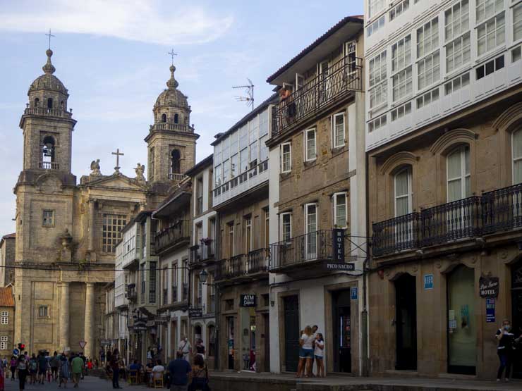 Santiago de Compostela, ruta de un día a pie