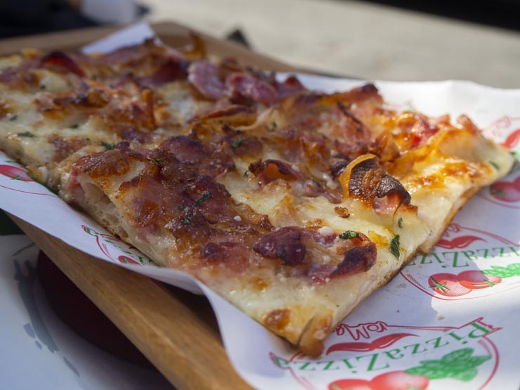 Pizza al taglio, al lado del Vaticano