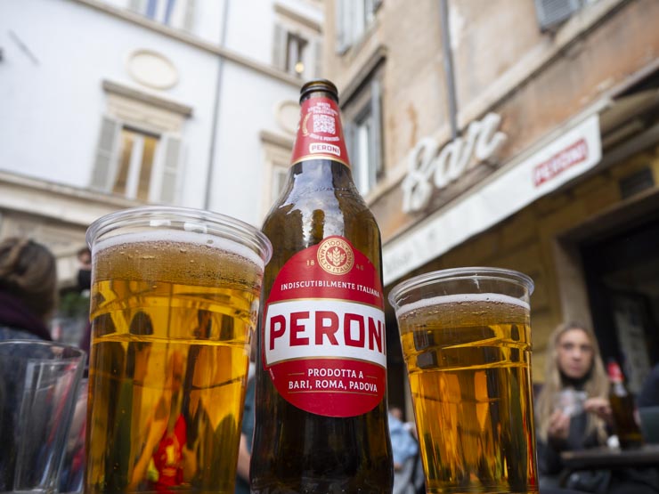 De cervezas por el Trastevere