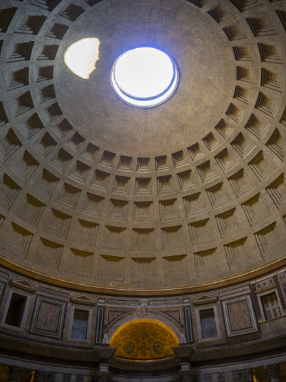Cúpula del Pantheon de Roma, una iglesia imprescindible