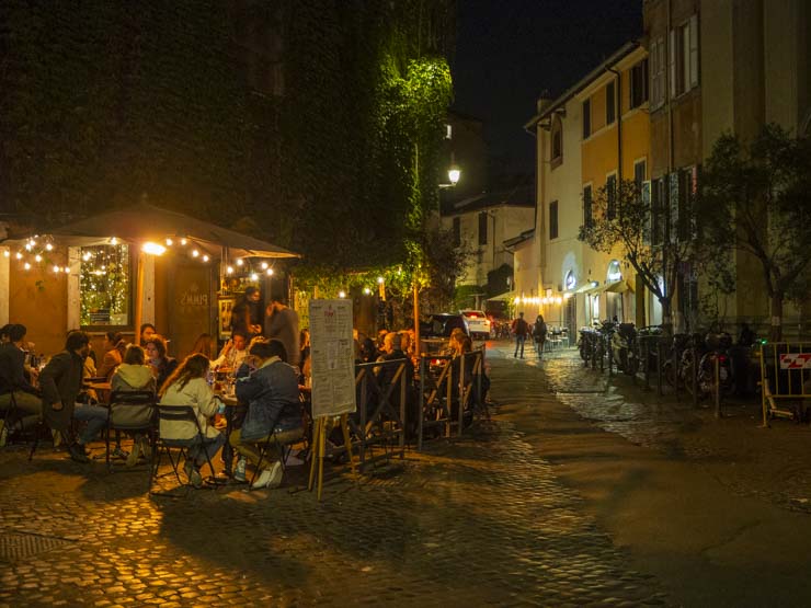 El Trastevere siempre es un planazo que hacer en Roma