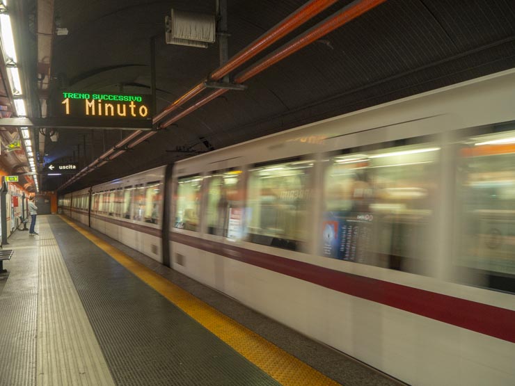 El metro en Roma, como moverse