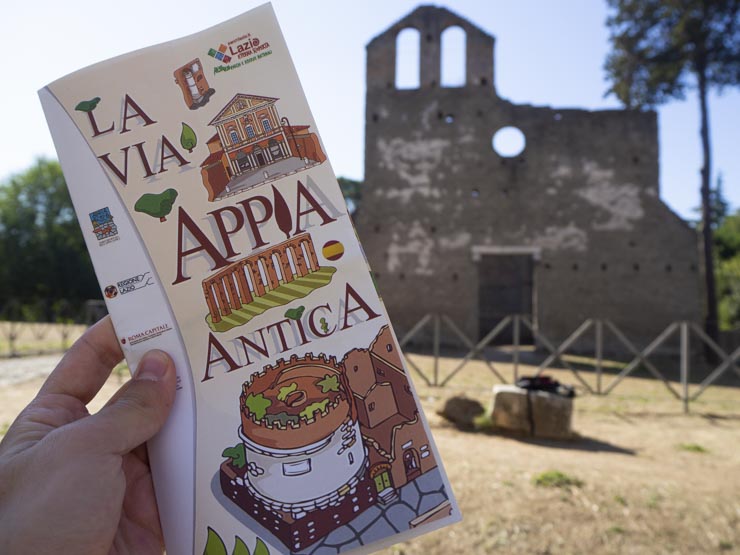 Visitando la Via Appia con nuestro mapa