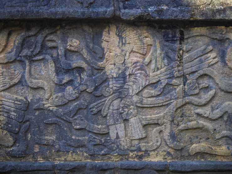 Detalle de una fachada, Chichen Itzá