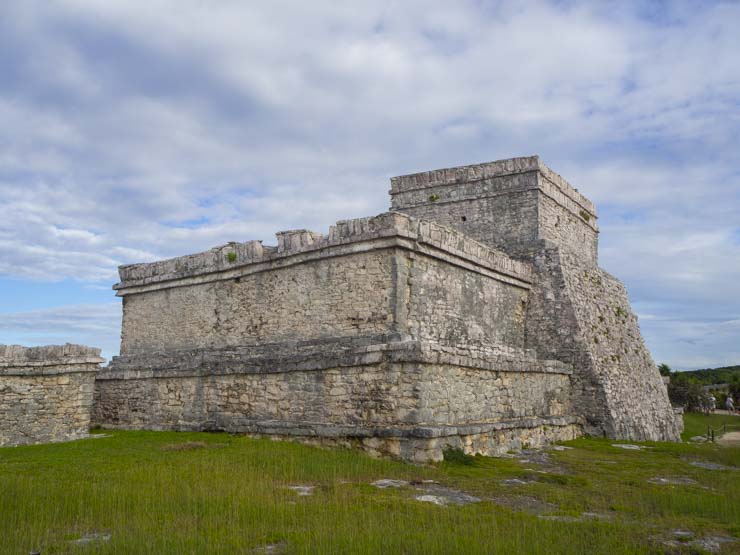 Uno de los edificios de las ruinas de Tulum
