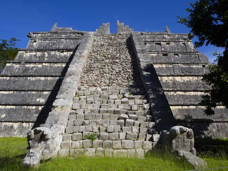 Parte trasera del Osario, Chichen Itzá