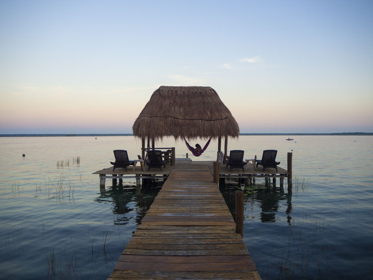 La laguna de Bacalar, muy cerquita de Riviera Maya