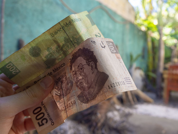 El peso mexicano es la moneda del país