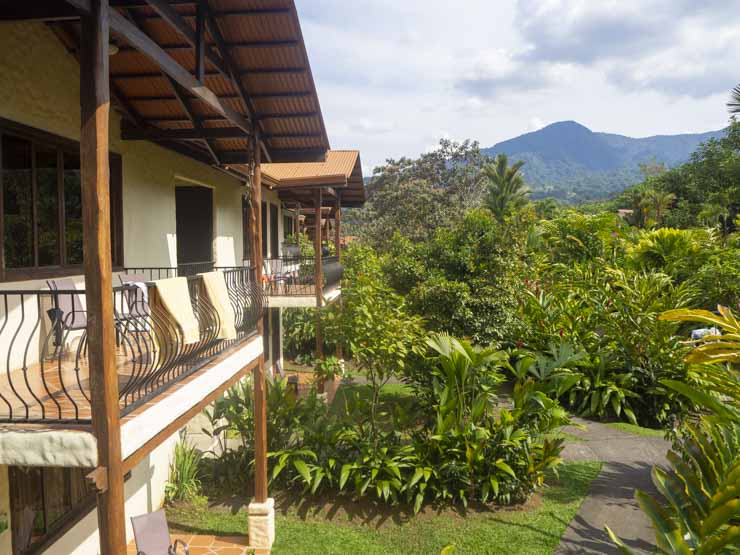En la zona del Volcán Arenal nos alojamos en un hotel chulísimo