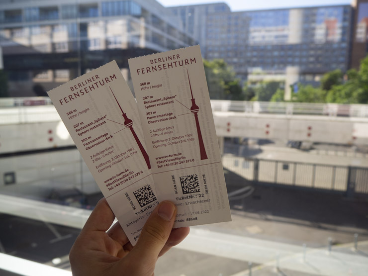 Entradas para subir a la Torre de TV de Berlín