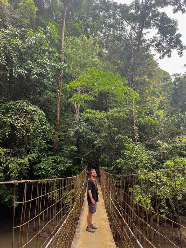 Comienzo del Sendero Drake desde Agujitas