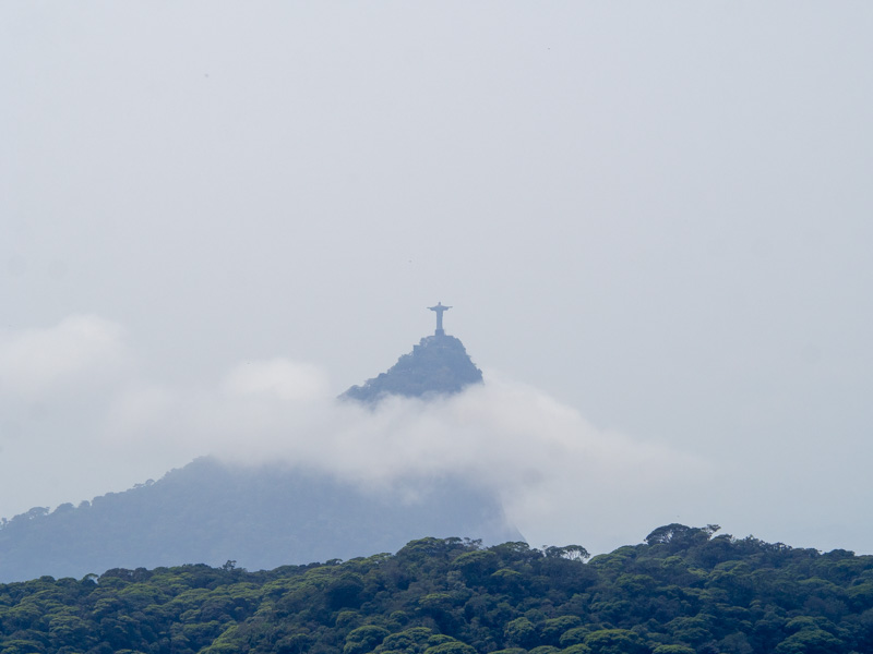 Desde cualquier punto de Río de Janeiro el Cristo Redentor es espectacular