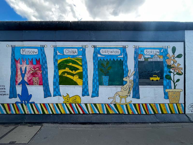 East Side Gallery no puede faltar en Berlín en 2 días