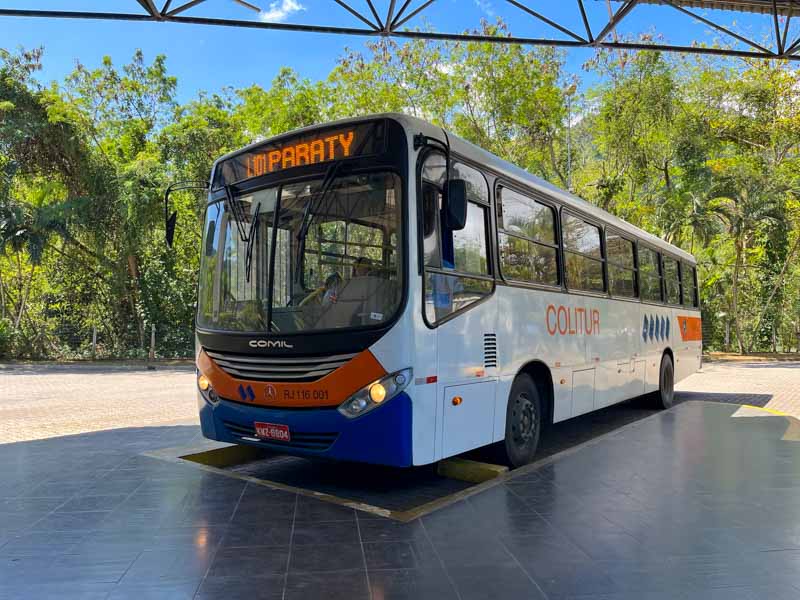 Autobús de la empresa a Colitur: llegar a Ilha Grande desde Paraty