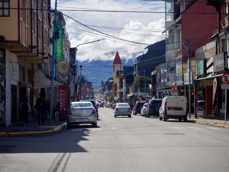 La artería principal qué ver en Ushuaia