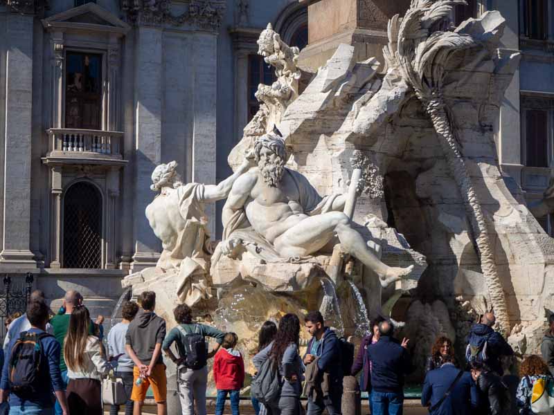 Fuente de los Cuatro Ríos, Piazza Navona