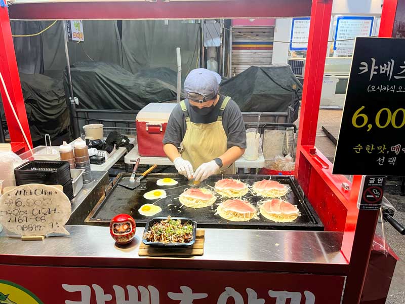 Qué hacer en Daegu: cenar en Seomun Night Market