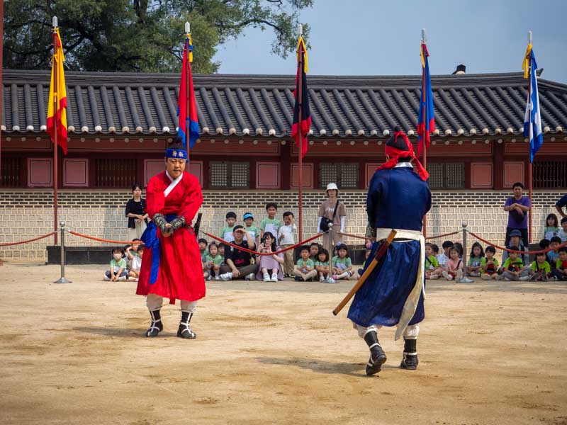 Espectáculo Suwon palacio