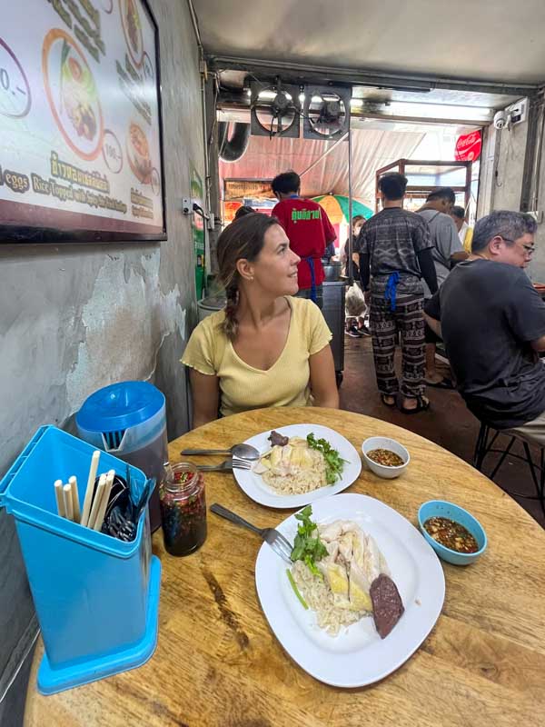 restaurante local de Bangkok
