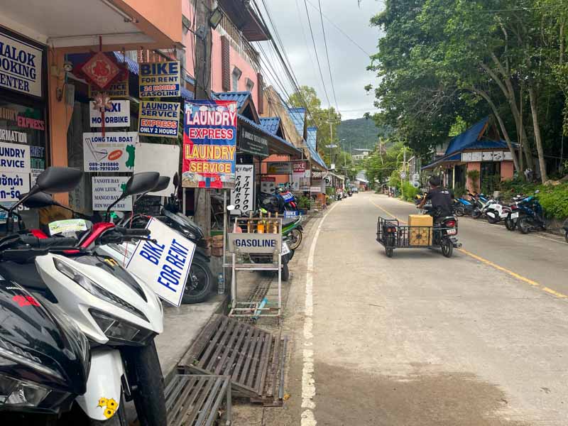 ¡Hay muchas zonas donde alojarse en Koh Tao!