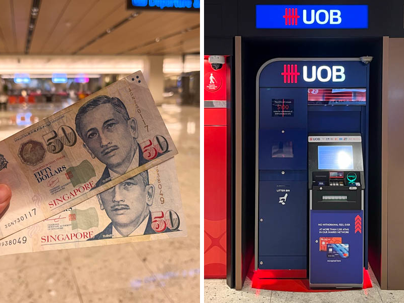Sacando dinero en Singapur sin comisiones