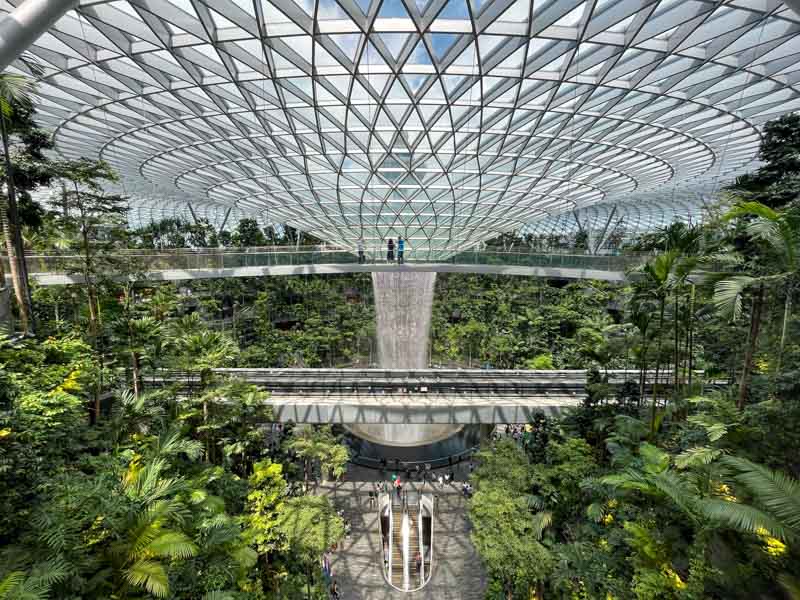 Singapur en 2 días: Rain Vortex