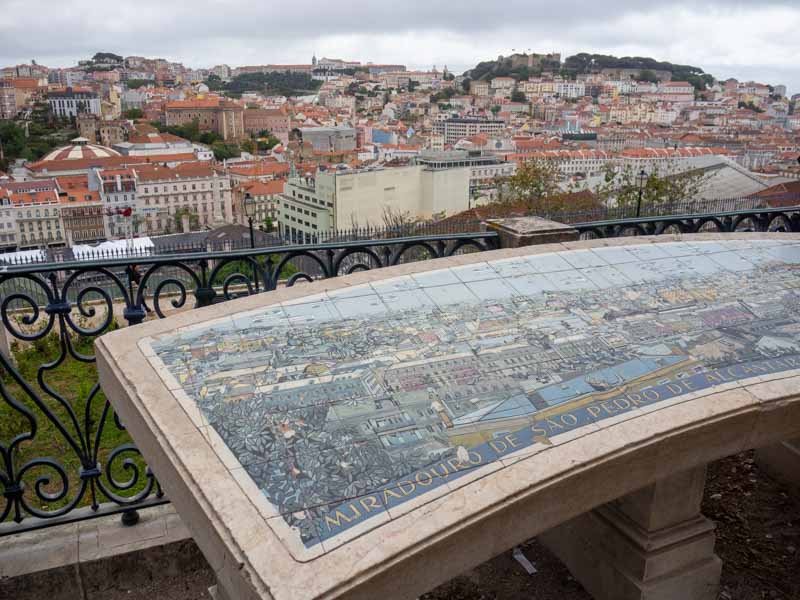 Lisboa 2 días: Mirador de San Pedro de Alcántara