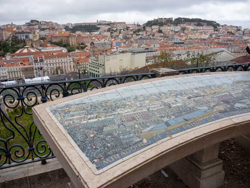 Mejores miradores del centro de Lisboa: gratis