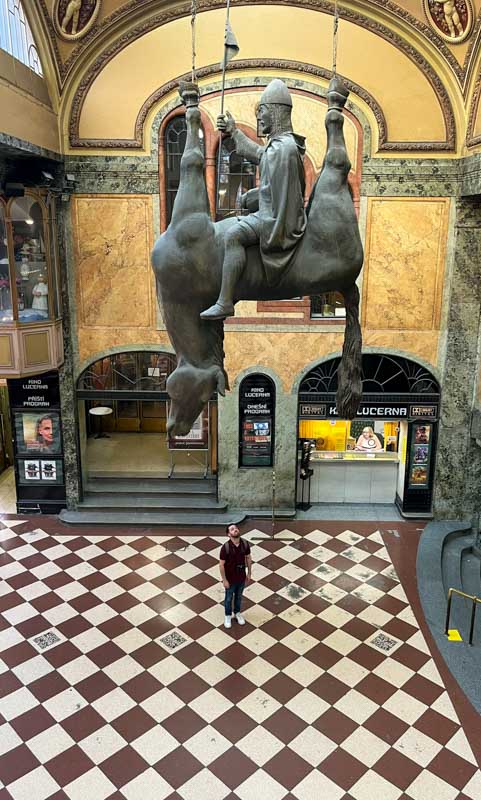 Interior del Palacio Lucerna, Praga