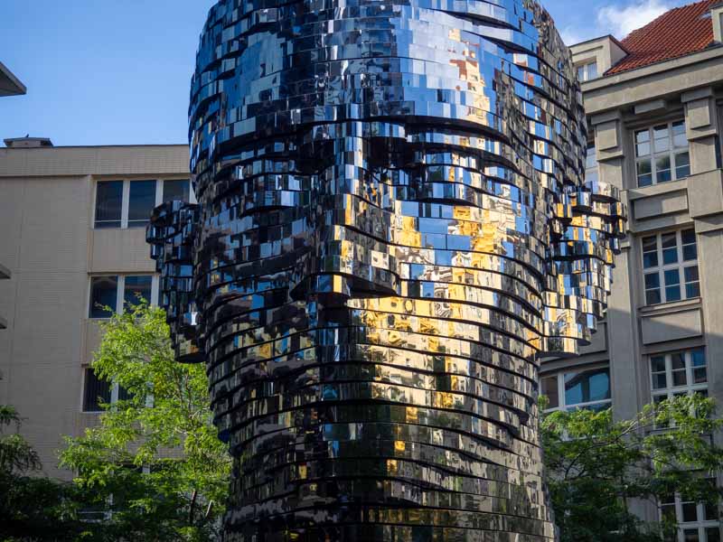 Cabeza de Franz Kafka, Praga